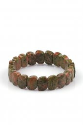 Unakit Doğal Taş Bileklik 11 x 15 mm Özel Kesim thumbnail 2