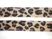 Lastik Üzeri leopar desenli  3,5Cm  3metre  Paça,kol Ve Don Lastiğidir 1 Paket 3 Metre thumbnail 3