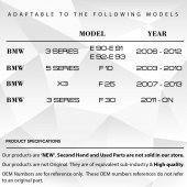 BMW 5 Serisi F10 E60,3 Serisi E92 E93 F30 için Kapı Vakum Pompası Motor Dişli Takımı - 2