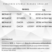 Renault Clio,Symbol,Dacia Logan,Lodgy için Bagaj Kilit Plastiği - 2
