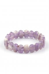 Ametist Doğal Taş Bileklik 9 x 14 mm Özel Kesim thumbnail 2