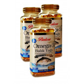 Omega 3 Balık Yağı Yumuşak Kapsül 1380mg*200kapsül 3 Adet Balık Yağı Kapsül - 1