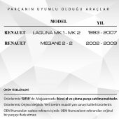 Renault Laguna, Megane 2 için Ön- Arka Kapılar Sağ-Sol Set Kilit Parçası Klips - 2