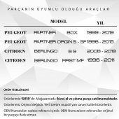 Citroen Berlingo için Arka Sürgülü Kapı Kolu Pimi 2 Adet - 2