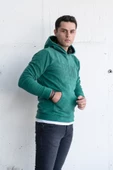 KAPŞONLU SLİMFİT POLAR ERKEK SWEATSHİRT - 6