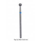 Elmas Manikür Freze Uçları Mavi Top Uç Modelleri 0,40 mm Birinci Kalite - 1