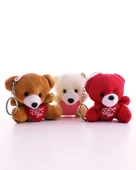 3 Adet Sevimli Mini Ayıcıklar Hediyelik Anahtarlık Set - 1
