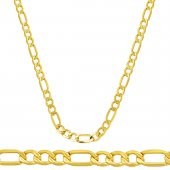 45 cm 14 Ayar Altın Zincir (2,5 mm Enli) thumbnail 1