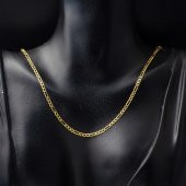 45 cm 14 Ayar Altın Zincir (2,5 mm Enli) thumbnail 2