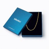 45 cm 14 Ayar Altın Zincir (2,5 mm Enli) thumbnail 3