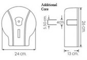 Vialli Mj1 Mini Jumbo Wc Kağıdı Dispenseri Beyaz - 4