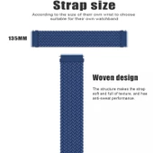 Gpack Huawei Watch Fit 2 Kordon Naylon Solo Loop 135mm Small Krd 61 - 2