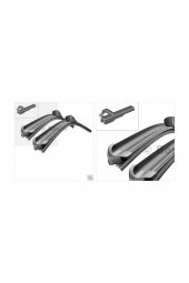 SILECEK SÜPÜRGESI MUZ TIP 530+475 TAKIM (AEROTWIN-A927S) BOSCH - 1