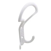 Noktalı Portmanto Vestiyer Duvar Askısı Metal Dolap Elbise Askılığı Beyaz thumbnail 2