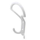 Noktalı Portmanto Vestiyer Duvar Askısı Metal Dolap Elbise Askılığı Beyaz thumbnail 4