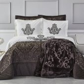 Karaca Home Glamour Simli Antrasit Çeyiz Seti 10 Parça - 1