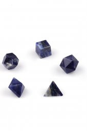 Sodalit Doğal Taş Platonik Set - 1