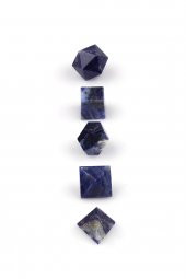 Sodalit Doğal Taş Platonik Set - 3