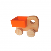 Woodnjoy Hareketli Ahşap Mini Kamyonet (turuncu) - 1