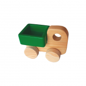 Woodnjoy Hareketli Ahşap Mini Kamyonet (yeşil) - 1