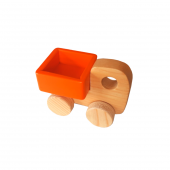 Woodnjoy Hareketli Ahşap Mini Kamyonet (turuncu) - 2