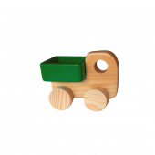 Woodnjoy Hareketli Ahşap Mini Kamyonet (yeşil) - 2