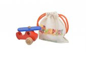 Woodnjoy Hareketli Ahşap Mini Uçak - 4