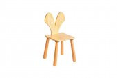 WoodnJoy Ahşap Sandalye (Fare) - 1