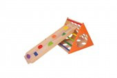 WoodnJoy Ahşap Üçgen Pikler + Geometrik Rampa ve Kaydırak Seti  (2li Set) - 1