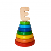 Woodnjoy Gökkuşağı Renklerinde Halka Geçirme Oyuncağı - 7