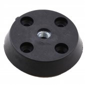 Mobilya Masa Sehpa Ayağı Aparatı Düz Ayak Tabanı Siyah (4 ADET) - 2