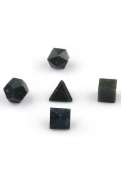 Kan Taşı Doğal Taş Platonik Set - 2