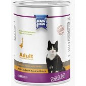 Paw Paw  Tavuklu Yetişkin Kedi Konservesi 400 gr - 1
