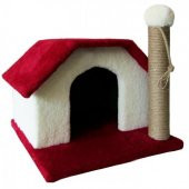 Tek Katlı Kedi Oyun Evi Ve Tırmalama Tahtası - 4