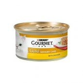 Gourmet Gold Fileto Kıyılmış Tavuklu Yetişkin Kedi Konservesi 85 gr - 1