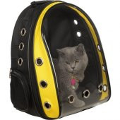 Şeffaf Astronot Kedi Köpek Taşıma Çantası 42 x 22 x 33 cm Renkli - 1