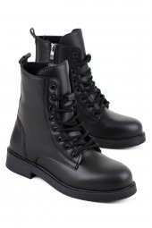 Vojo 0307 Rahat Taban Fermuarlı Kadın Bot 2 Renk - 1