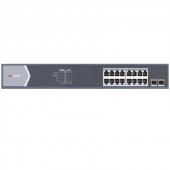 Hikvision DS-3E0518P-E/M 16 Port 2 Port SFP Uplink Rackmount Poe Switch - 1