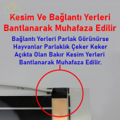 Karbon Isıtıcı Film 50x80 Cm Hazır Kablolu Fişli Kafes Kümes Zemin Ofis Oda Ayak Isıtıcı - 3