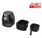 Sem Aircook SC300 1650 W Yağsız Fritöz Siyah - 5