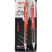 Rotring Versatil Kalem Tikky 0.7 mm Bandrollü Kırmızı - 1