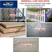 Marshall Luxe Parlak Yağlı Boya Beyaz 0.75 Lt (1 KG) - 3