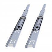 Bilyalı Dolap Çekmece Rayı Metal En 3.6 cm Uzunluk 40 cm - 1