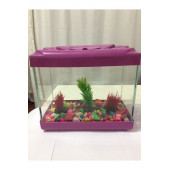 .34akvaryumKüçük Akvaryum Aksesuarlı 20 Cm 4 Litre - 1