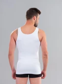 Ödül Erkek Dikişsiz Korse Atlet Siyah-Beyaz 2 li - 6