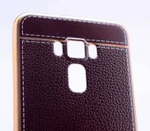 Asus Zenfone 3 ZE552KL Kılıf Zore Deri Lazer Kaplama Silikon - 2