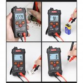 NJTY T1 Dijital Multimetre True RMS NCV 600V Mini Cep El Tipi Voltmetre - 5