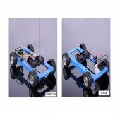 3mm x 150mm Metal Mil Çelik Çubuk Aks Oyuncak RC Araba Robot (10 adet) - 4