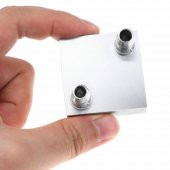 4x4cm Sıvı Su Aluminyum Soğutucu Blok 90 Derece Cpu Gpu Anakart Xbox Lazer Kafa Soğutma Radyatör - 7
