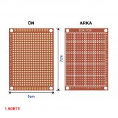 5x7cm Pertinaks Proto Pcb 18x24  432 Adet Bakır Delik 2.54mm thumbnail 2